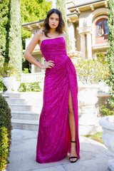 Cinderella Couture 8052-J Full Sequin Prom Gown