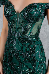 Cinderella Couture 8274J Layered Tulle Mermaid Prom Gown