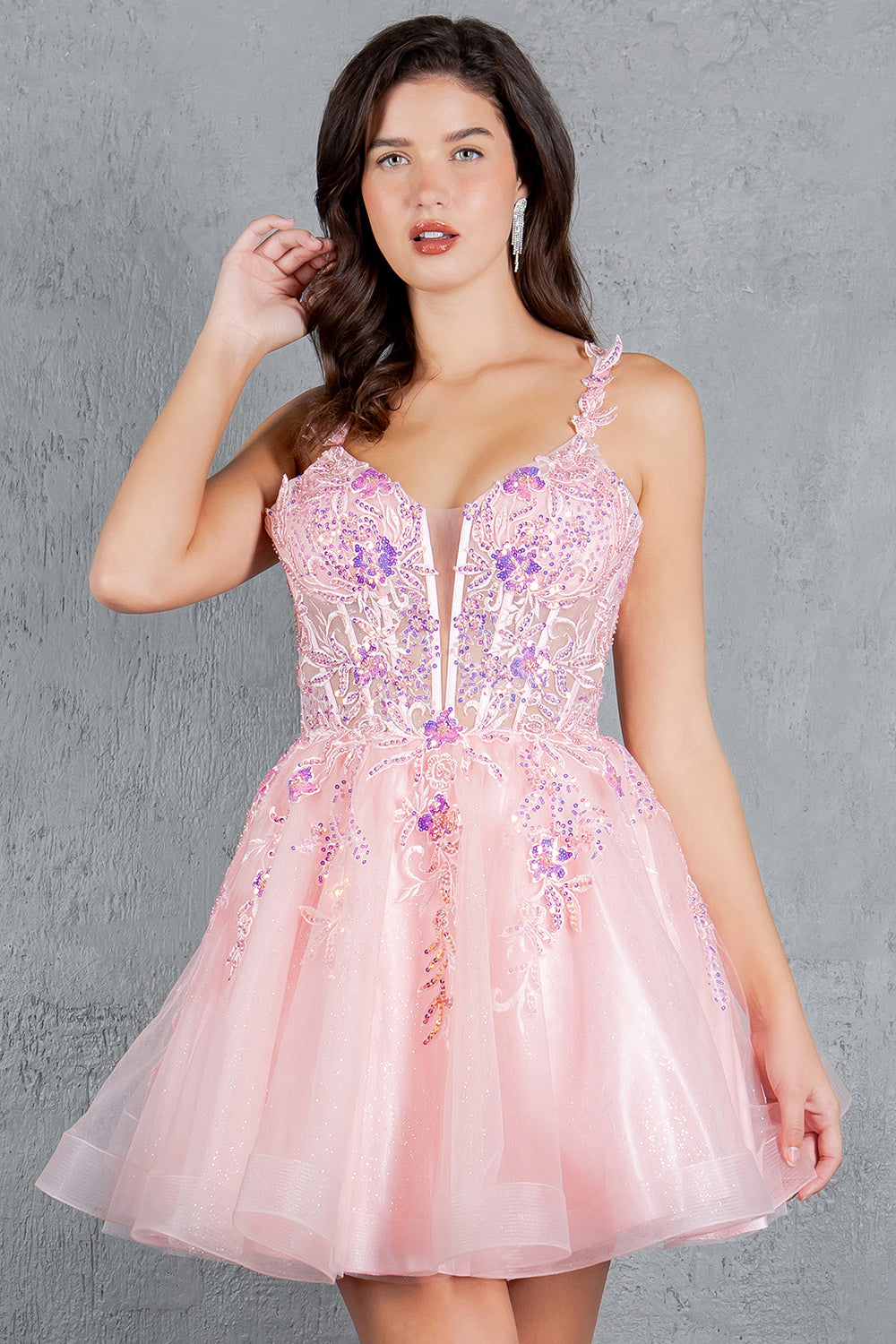 Cinderella Couture 8298J Short Prom or Homecoming Party Dress
