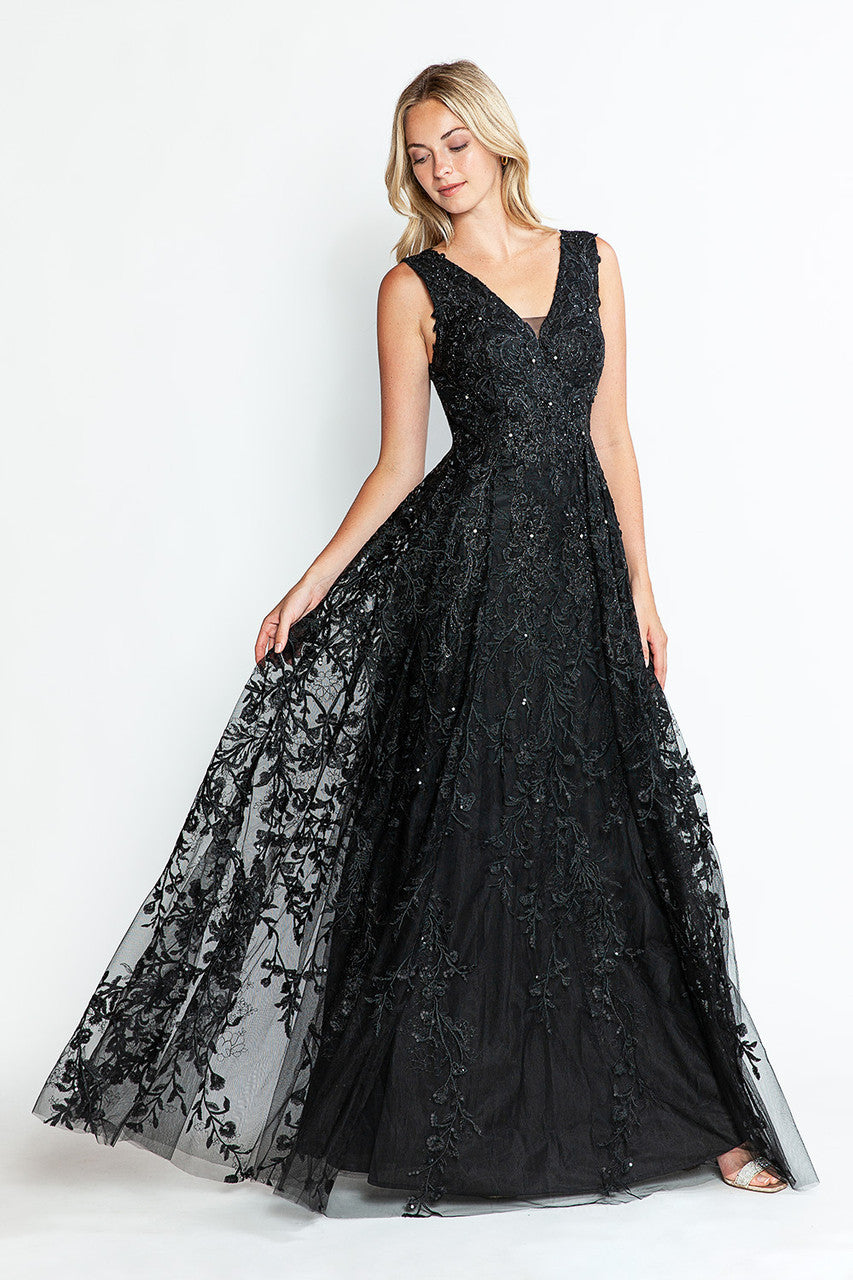 Lenovia 8337 Formal Lace Prom or Military Ball Gown