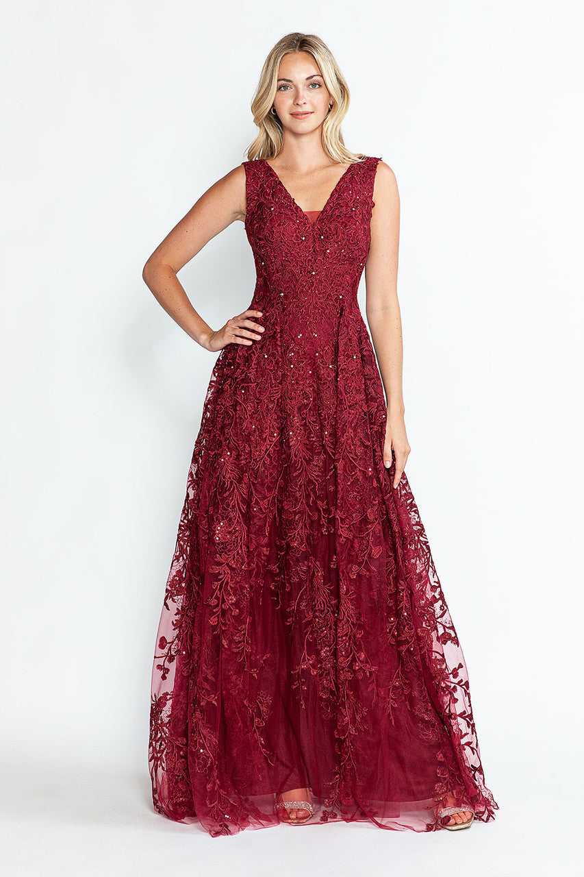 Lenovia 8337 Formal Lace Prom or Military Ball Gown