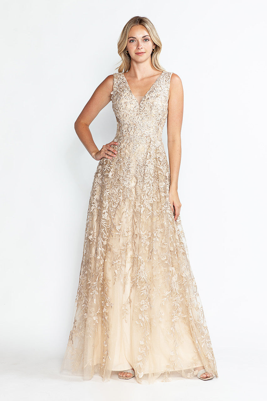 Lenovia 8337 Formal Lace Prom or Military Ball Gown