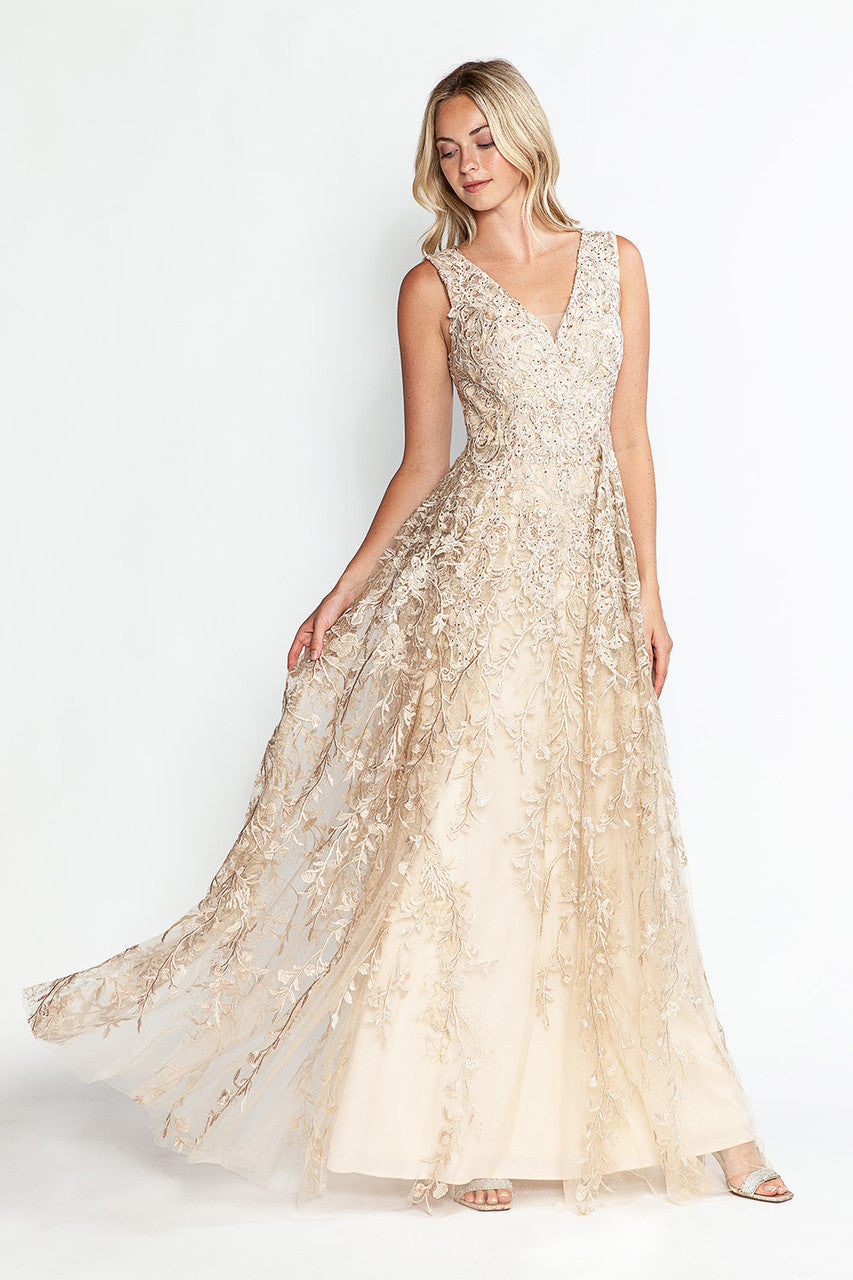 Lenovia 8337 Formal Lace Prom or Military Ball Gown