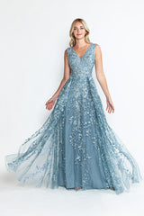 Lenovia 8337 Formal Lace Prom or Military Ball Gown