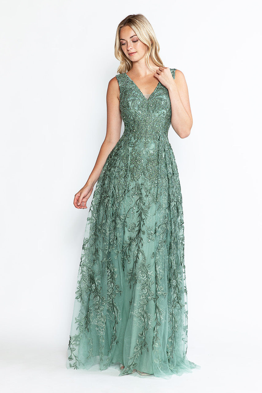 Lenovia 8337 Formal Lace Prom or Military Ball Gown