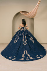 Cinderella Couture 8390JQ Elegant Quinceanera Gown In Shimmering Tulle