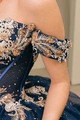 Cinderella Couture 8390JQ Elegant Quinceanera Gown In Shimmering Tulle