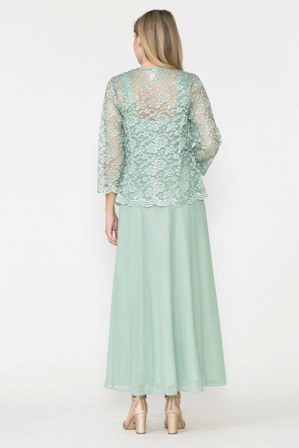 JJ Fashion SF8466 Mother's Formal Gown - CLEARANCE!