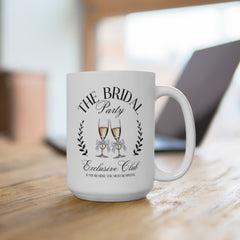 Bridal Party Mug - Perfect Gift for Wedding Showers, Bachelorette Parties, Personalized Drinkware for Celebrations, Keepsake for Bridesmaids