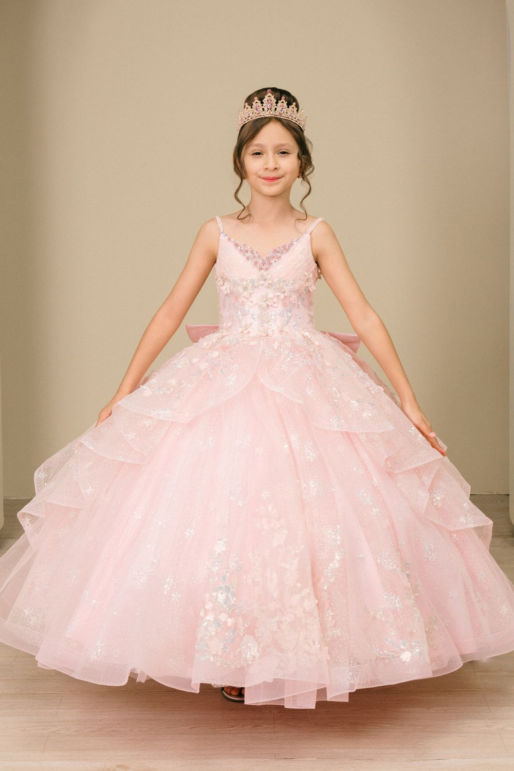 Cinderella Couture Kids 8570 Mini Quince Dress