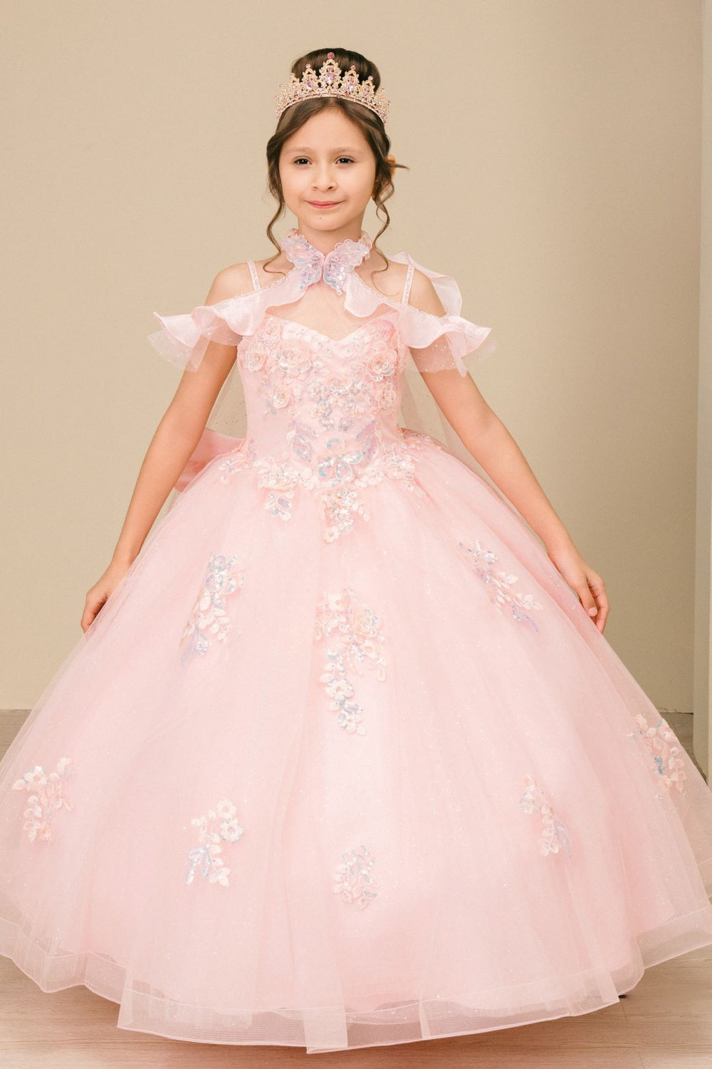 Cinderella Couture Kids 8585 Mini Quince Gown