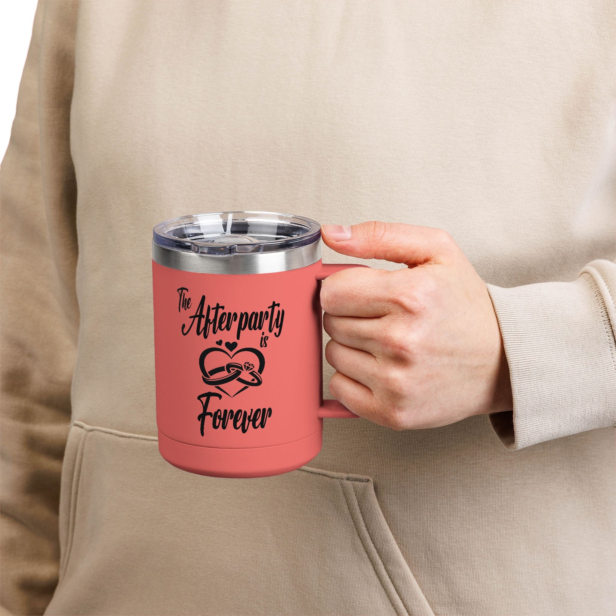 Afterparty Forever Coffee Mug Tumbler | Fun Gift for Friends, Party Lovers, and Celebrations, Unique Drinkware, Cool Coffee Cup, [...]