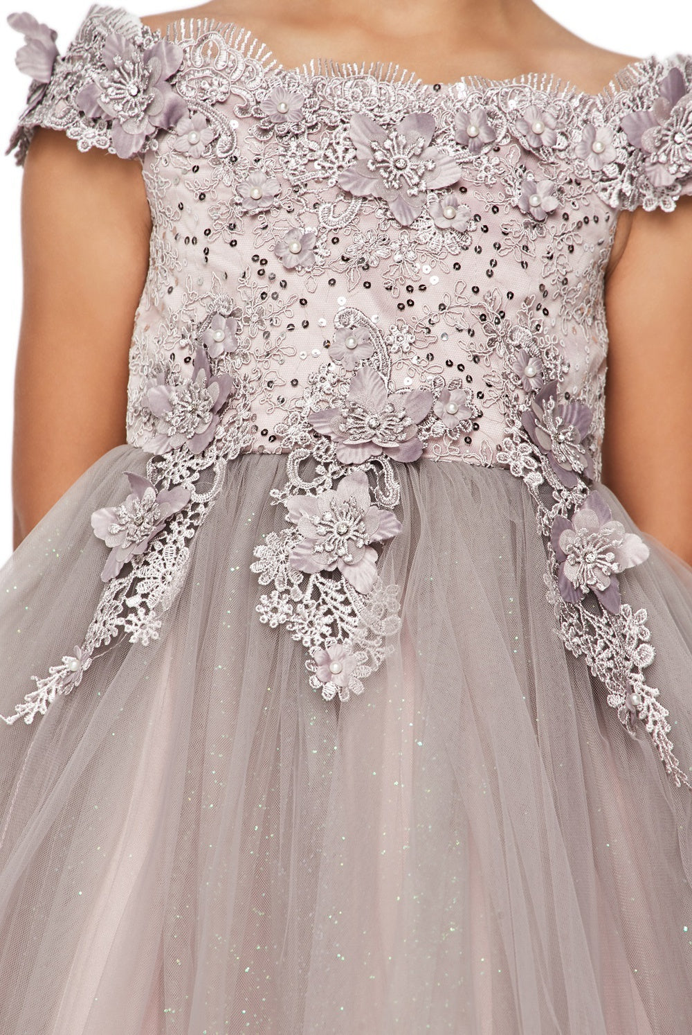 Cinderella Couture CCK-9085 Short Frilly Pageant or Flower Girl Dress