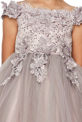 Cinderella Couture CCK-9085 Short Frilly Pageant or Flower Girl Dress