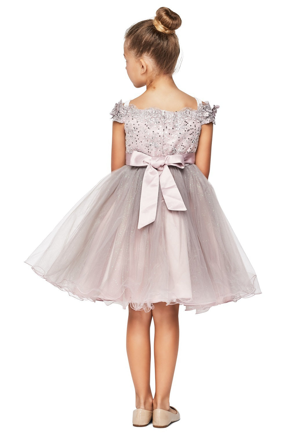 Cinderella Couture CCK-9085 Short Frilly Pageant or Flower Girl Dress