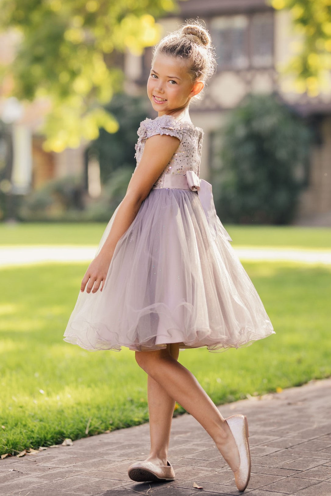 Cinderella Couture CCK-9085 Short Frilly Pageant or Flower Girl Dress