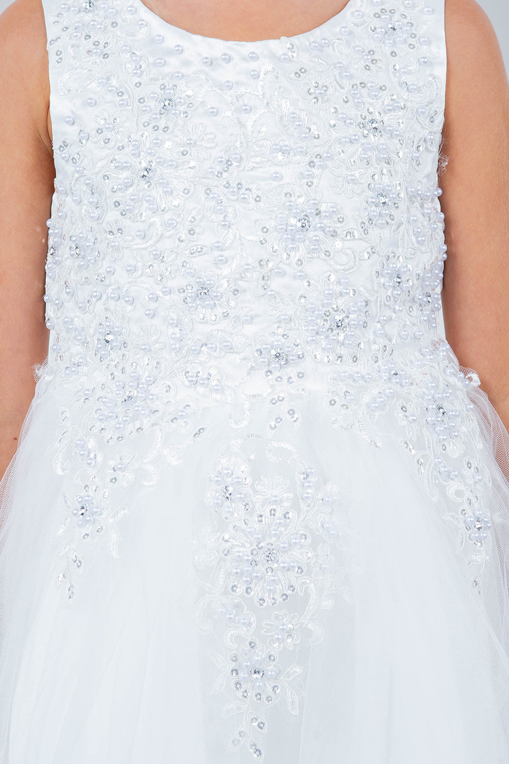 Cinderella Couture CCK-9086 Tulle High Low Flower Girl Dress
