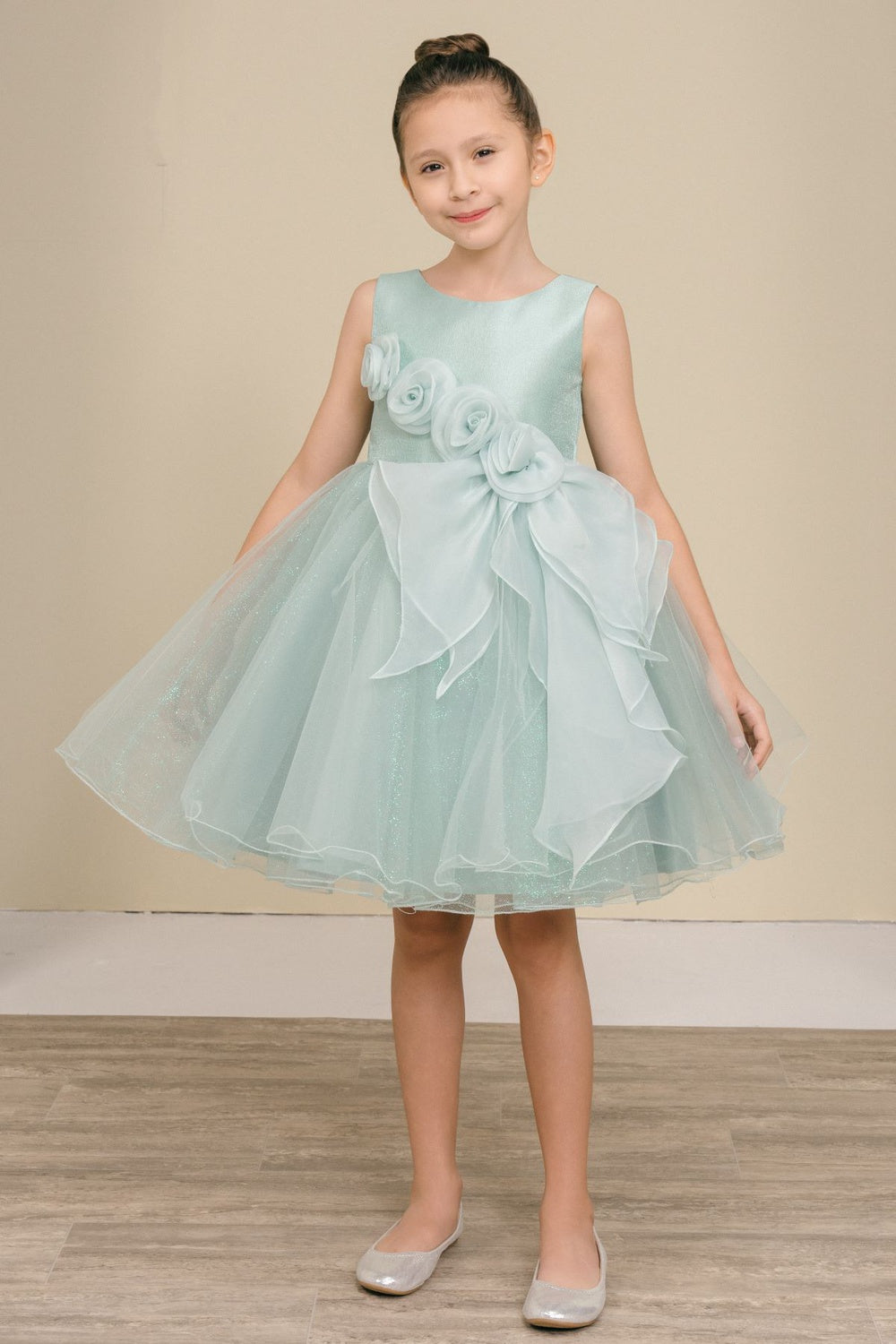 Cinderella Couture 9128 Sparkle Tulle Frilly Flower Girl Dress
