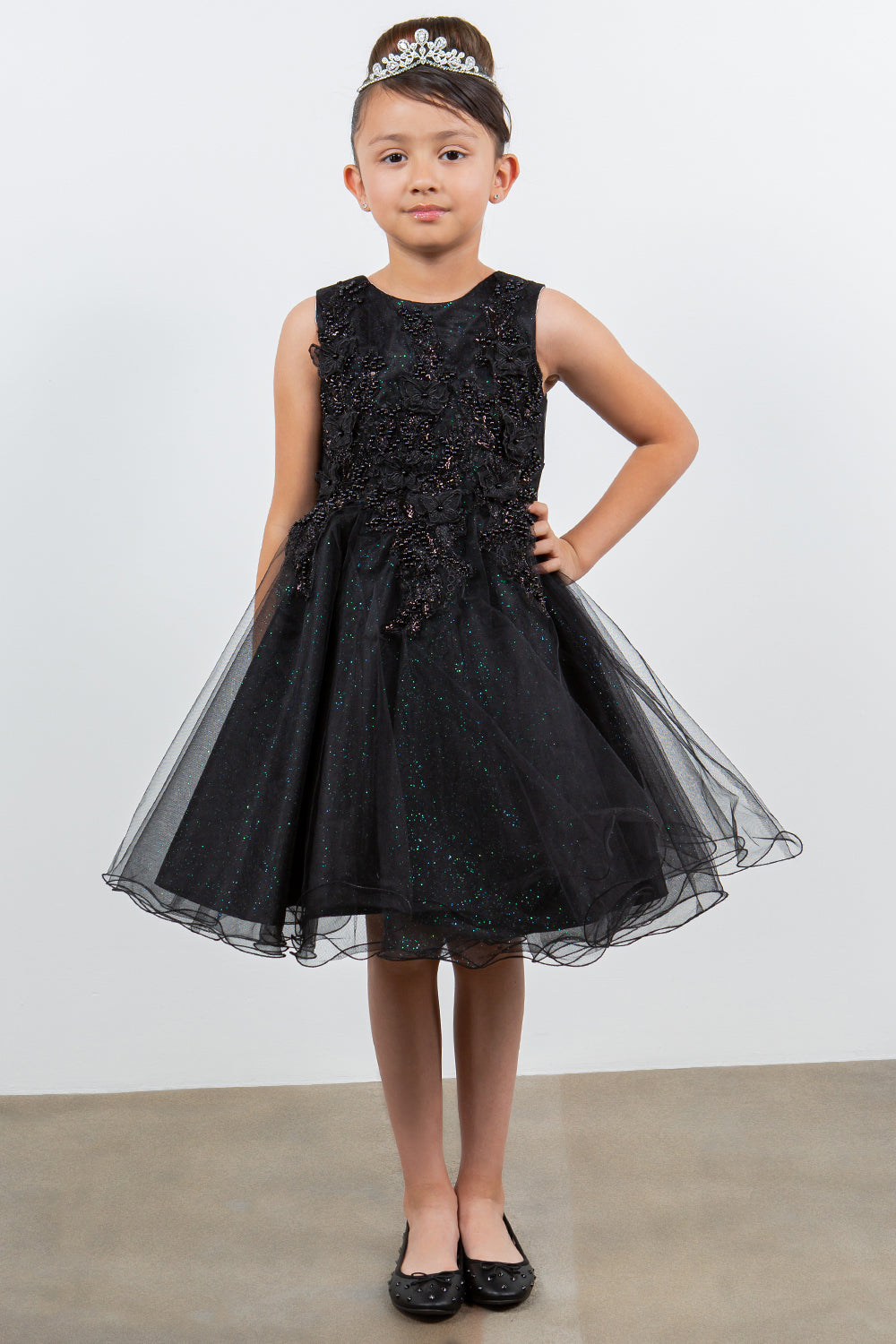 Cinderella Couture CCK-9150 Sparkle Tulle Butterfly Flower Girl Dress
