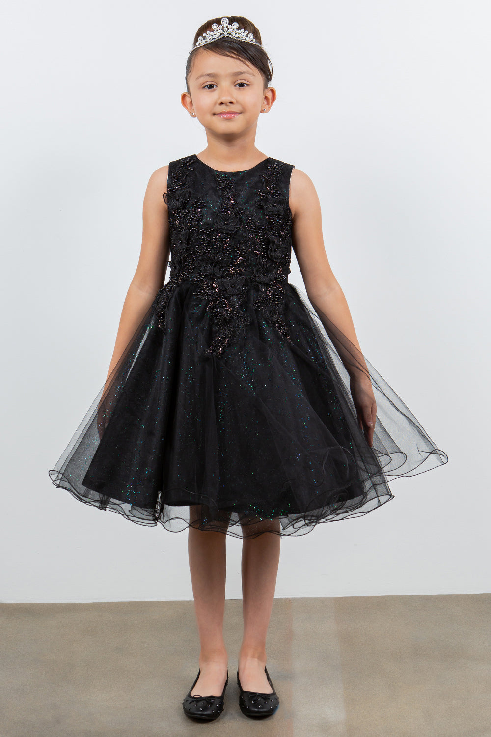 Cinderella Couture CCK-9150 Sparkle Tulle Butterfly Flower Girl Dress
