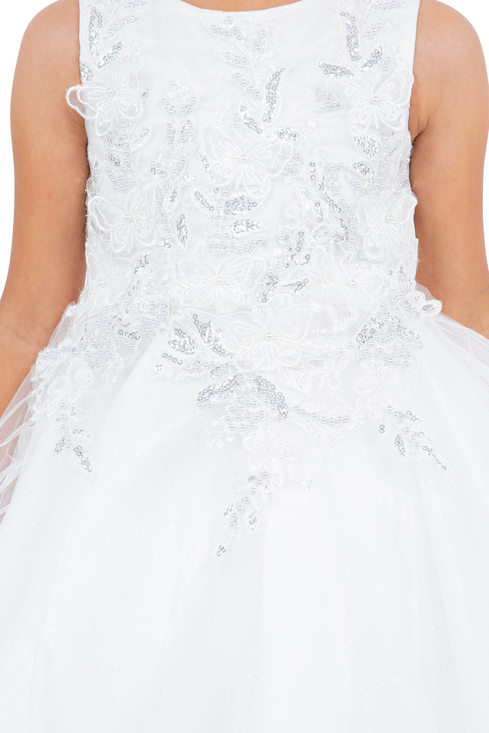 Cinderella Couture CCK-9150 Sparkle Tulle Butterfly Flower Girl Dress
