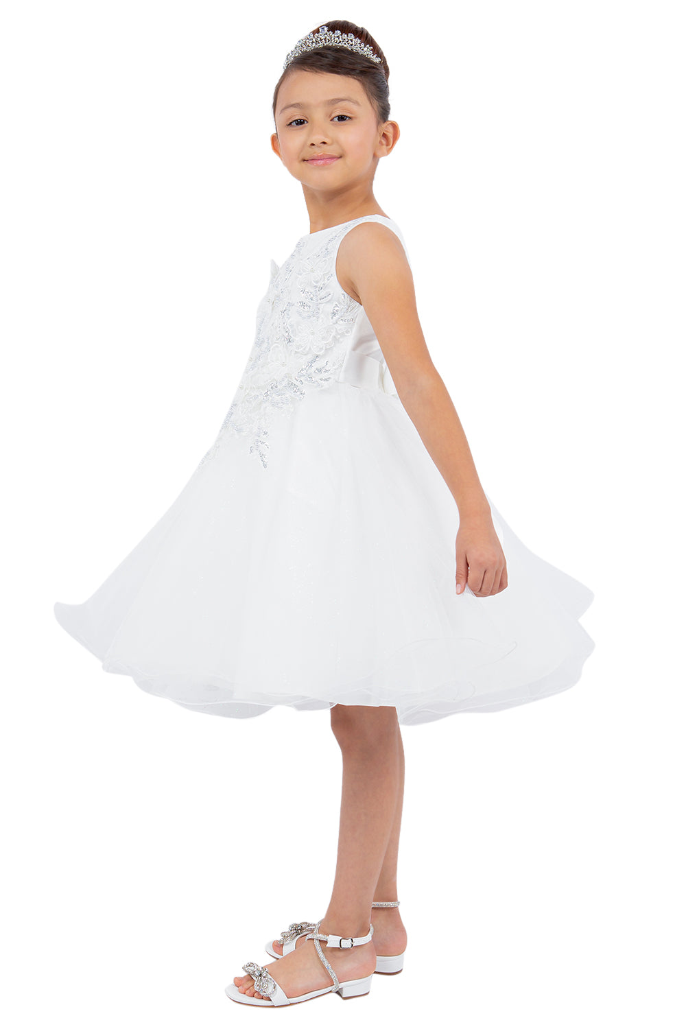 Cinderella Couture CCK-9150 Sparkle Tulle Butterfly Flower Girl Dress