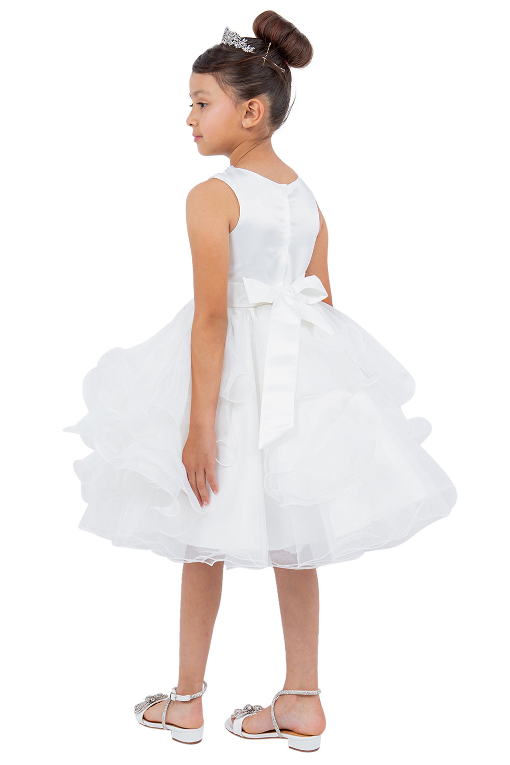 Cinderella Couture CCK-9152 Frilly Tulle and Sequin Pageant or Flower Girl Dress