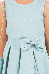 Cinderella Couture CCK-9165 Sleeveless Jacquard Flower Girl or Special Occasion Dress
