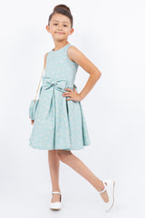 Cinderella Couture CCK-9165 Sleeveless Jacquard Flower Girl or Special Occasion Dress