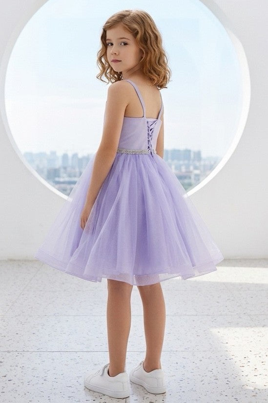 Cinderella Couture Kids #9184 Girls Short Tulle Dress With Corset Back – Rowan Bridal LLC