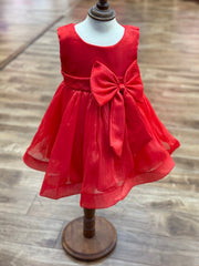 Cinderella Couture 9191B Ribbon Crystal Organza Baby Dress