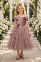 Cinderella Couture 9202 Tea Length Classic Flower Girl Dress