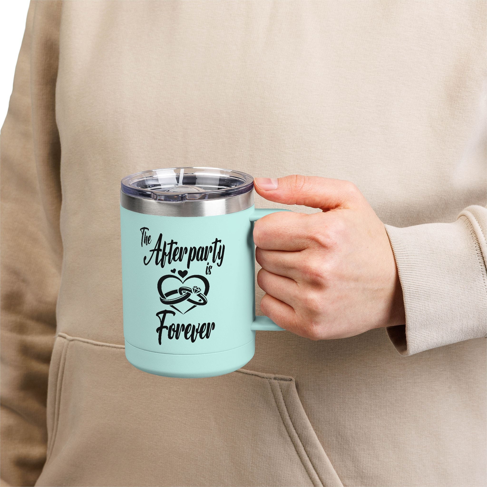 Afterparty Forever Coffee Mug Tumbler | Fun Gift for Friends, Party Lovers, and Celebrations, Unique Drinkware, Cool Coffee Cup, [...]