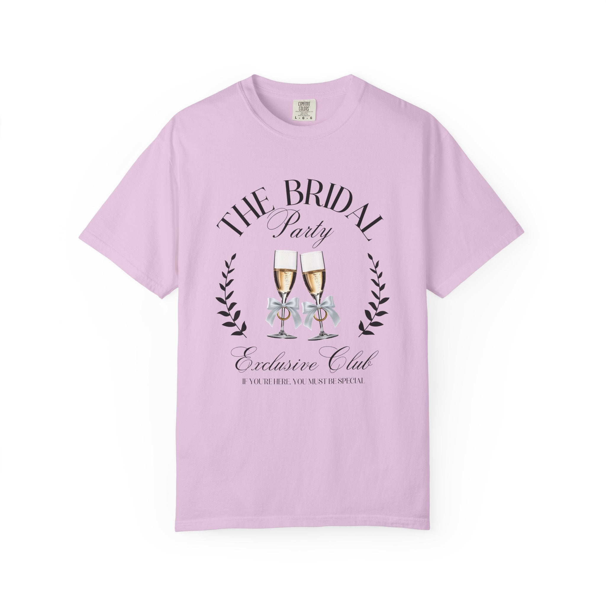 Bridal Party T-Shirt, Wedding Tee, Bachelorette Event Shirt, Bridal Shower Gift, Exclusive Club Apparel