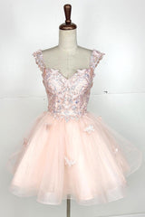 Chicas C-330 Short Hoco Prom Dress In Sparkle Tulle And Butterflies