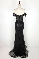 Chicas C331 Lace And Sequined Prom Gown With Brush Train