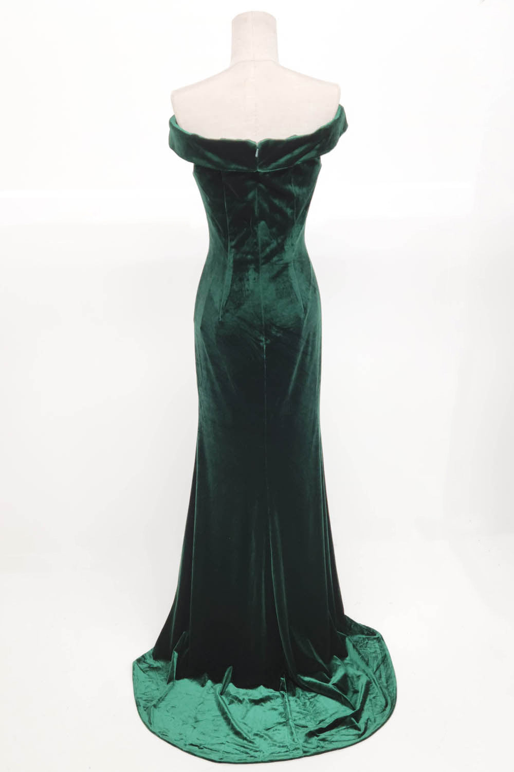 Chicas C-6532 Off The Shoulder Velvet Bridesmaids Gown