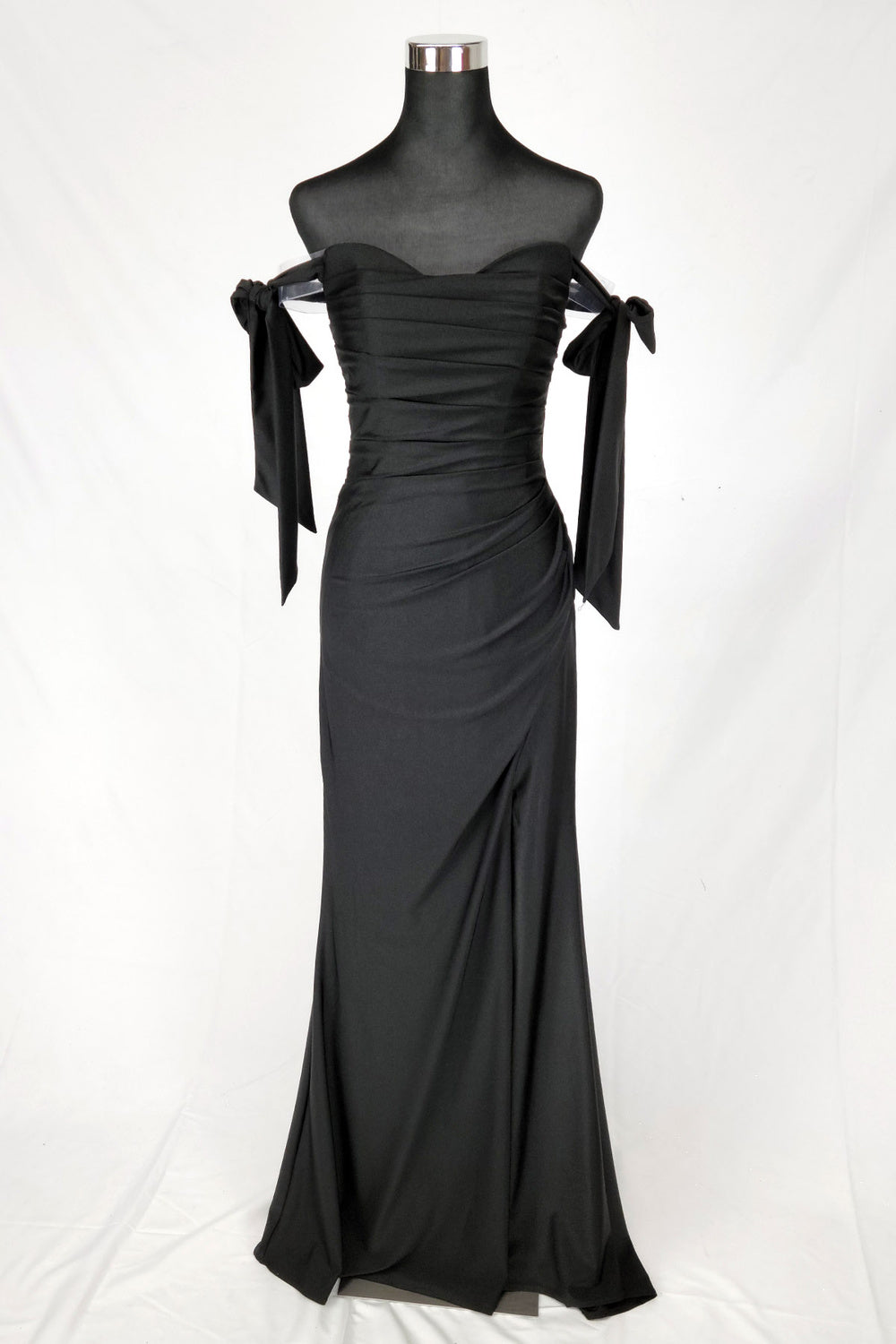 Chicas DM-8010 Bridesmaid or Evening Gown Off-The-Shoulder With Train