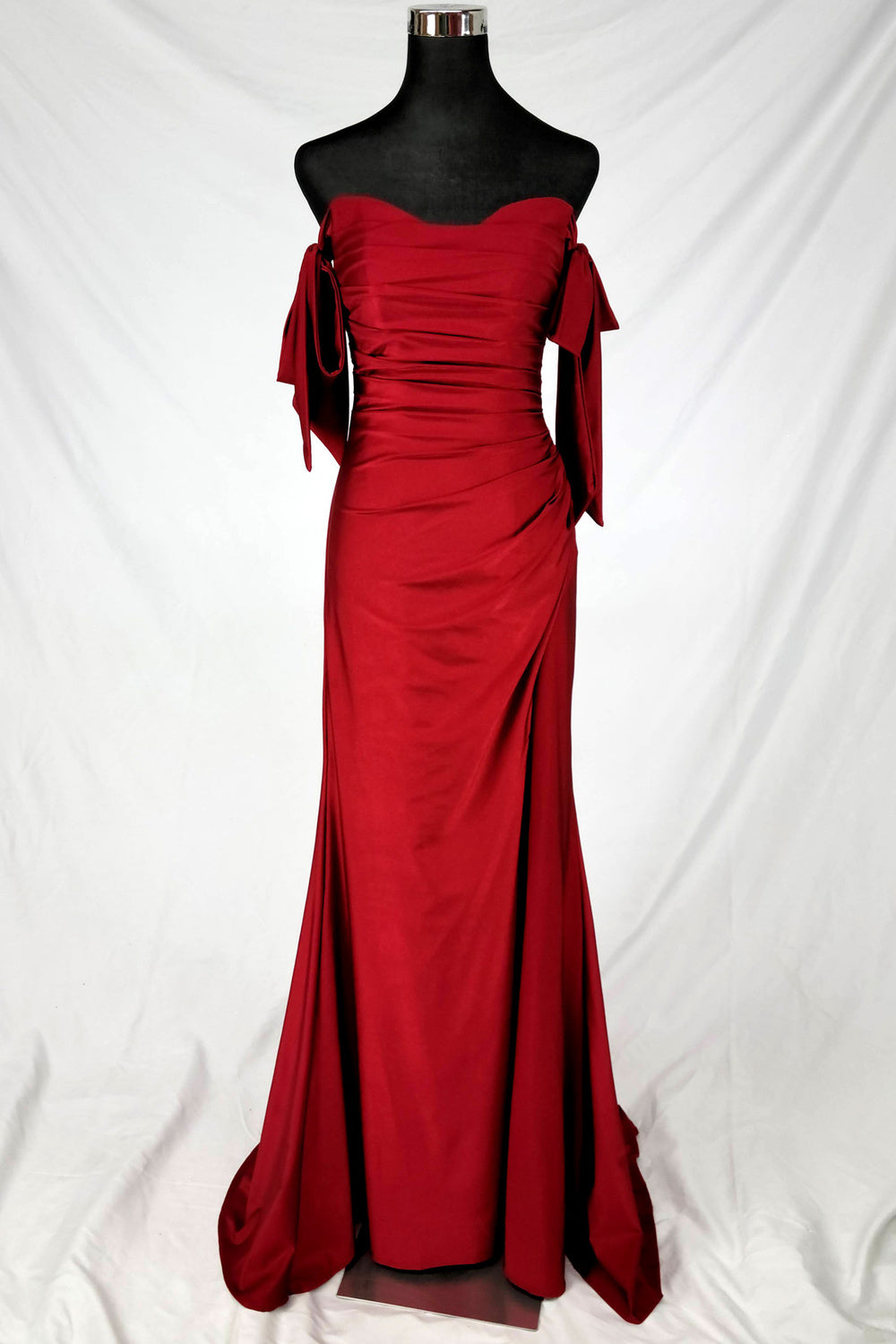 Chicas DM-8010 Bridesmaid or Evening Gown Off-The-Shoulder With Train