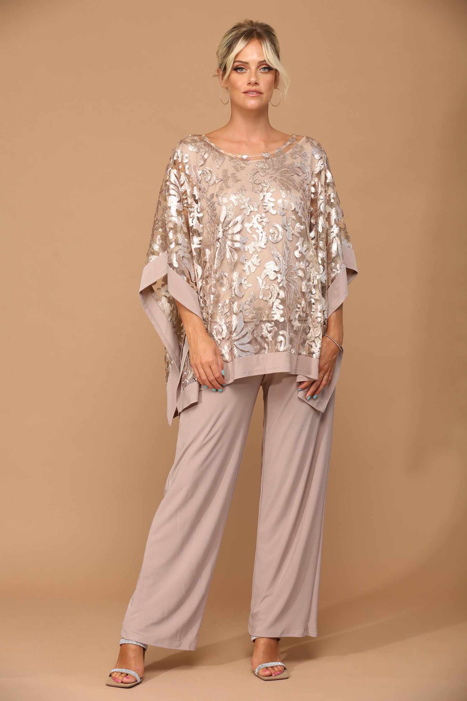 Eva USA 3443 Women's Two Piece Pant Suit