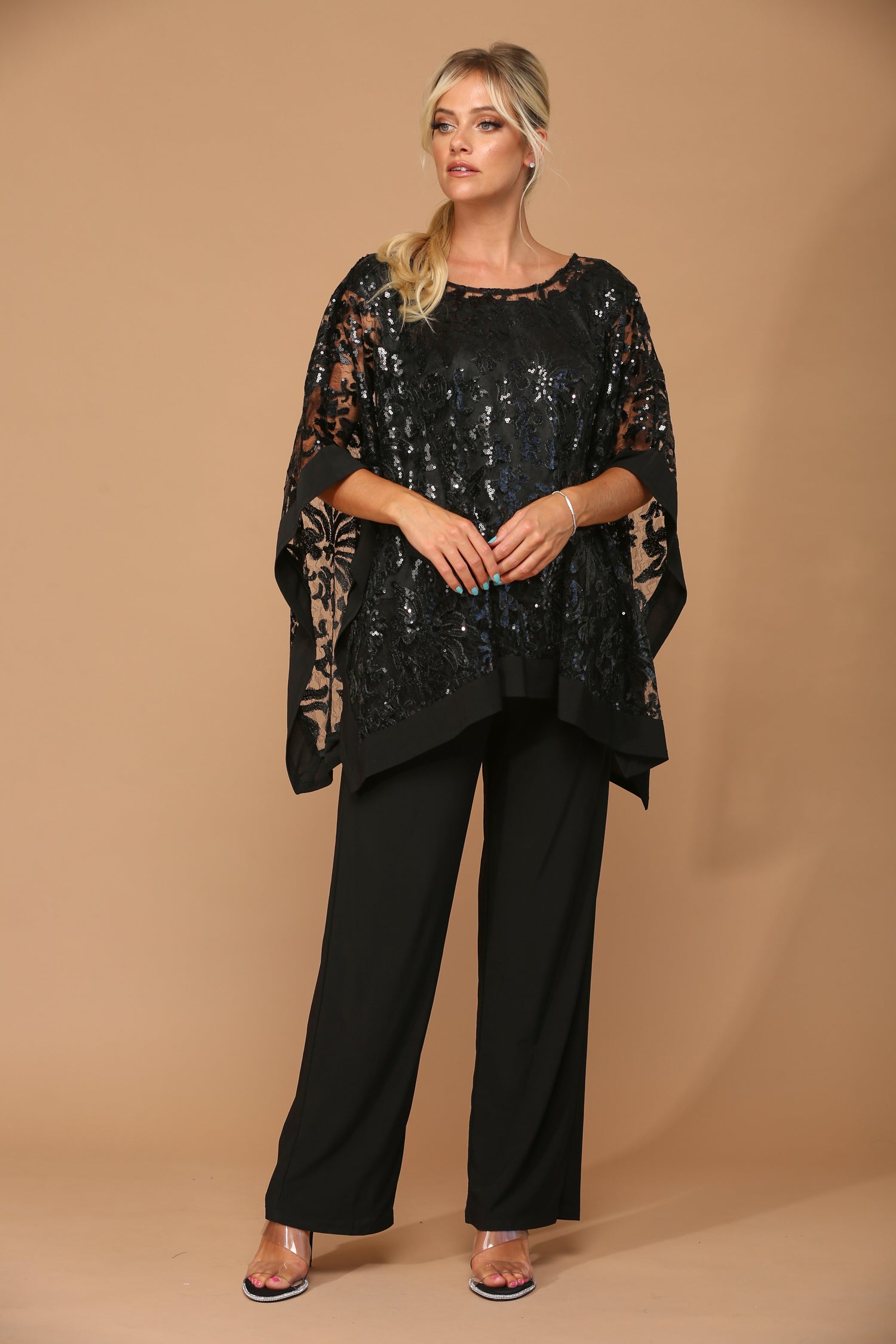 Eva USA 3443 Women's Two Piece Pant Suit