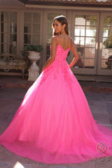 Nox Anabel 1464-H Sequined Sparkle Tulle Quinceanera or Ball Gown