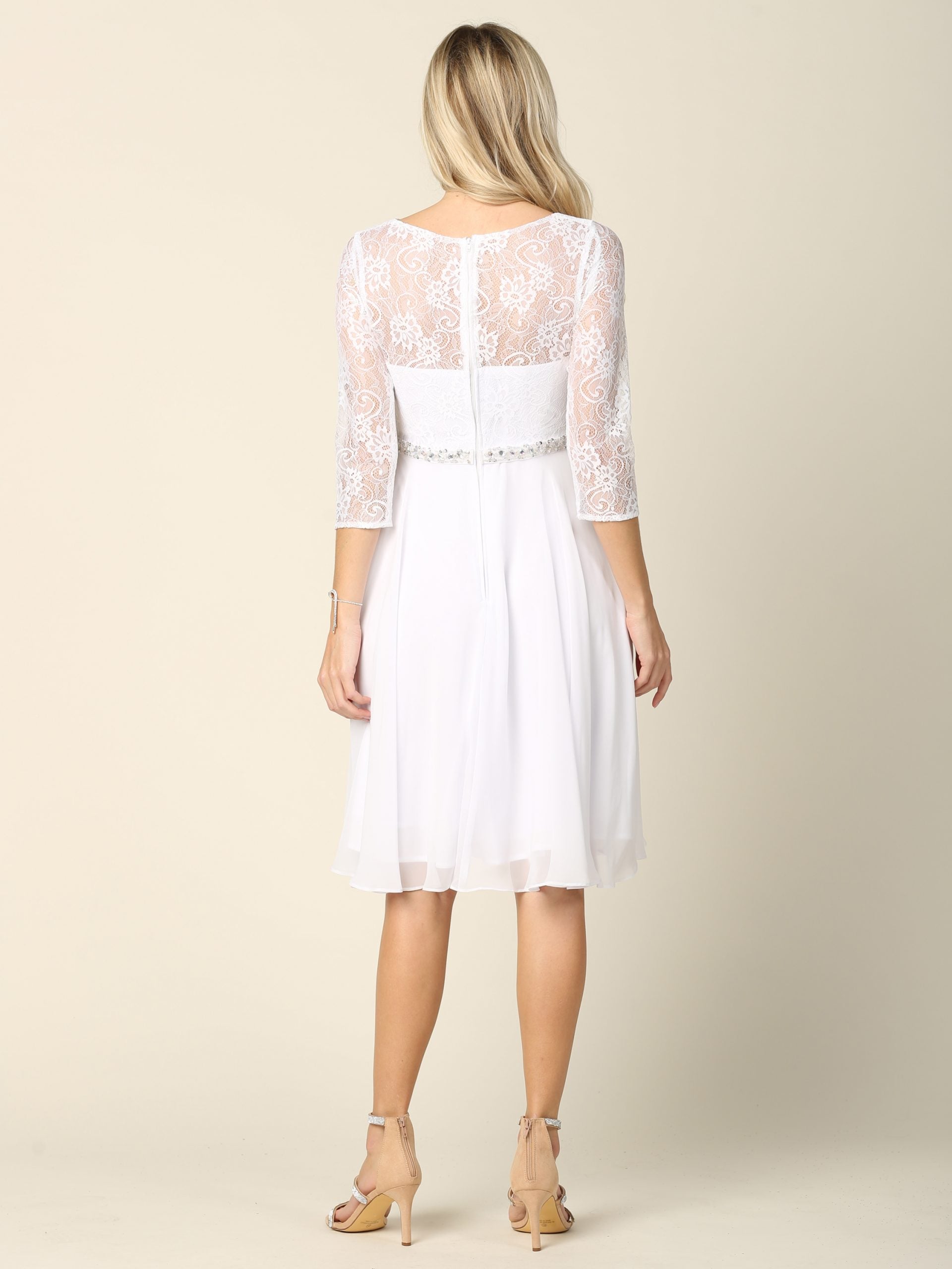 Eva USA 3340 Ladies Short Formal Gown