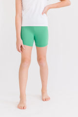 Mila & Rose Kelly Green Twirl Shorts For Girls