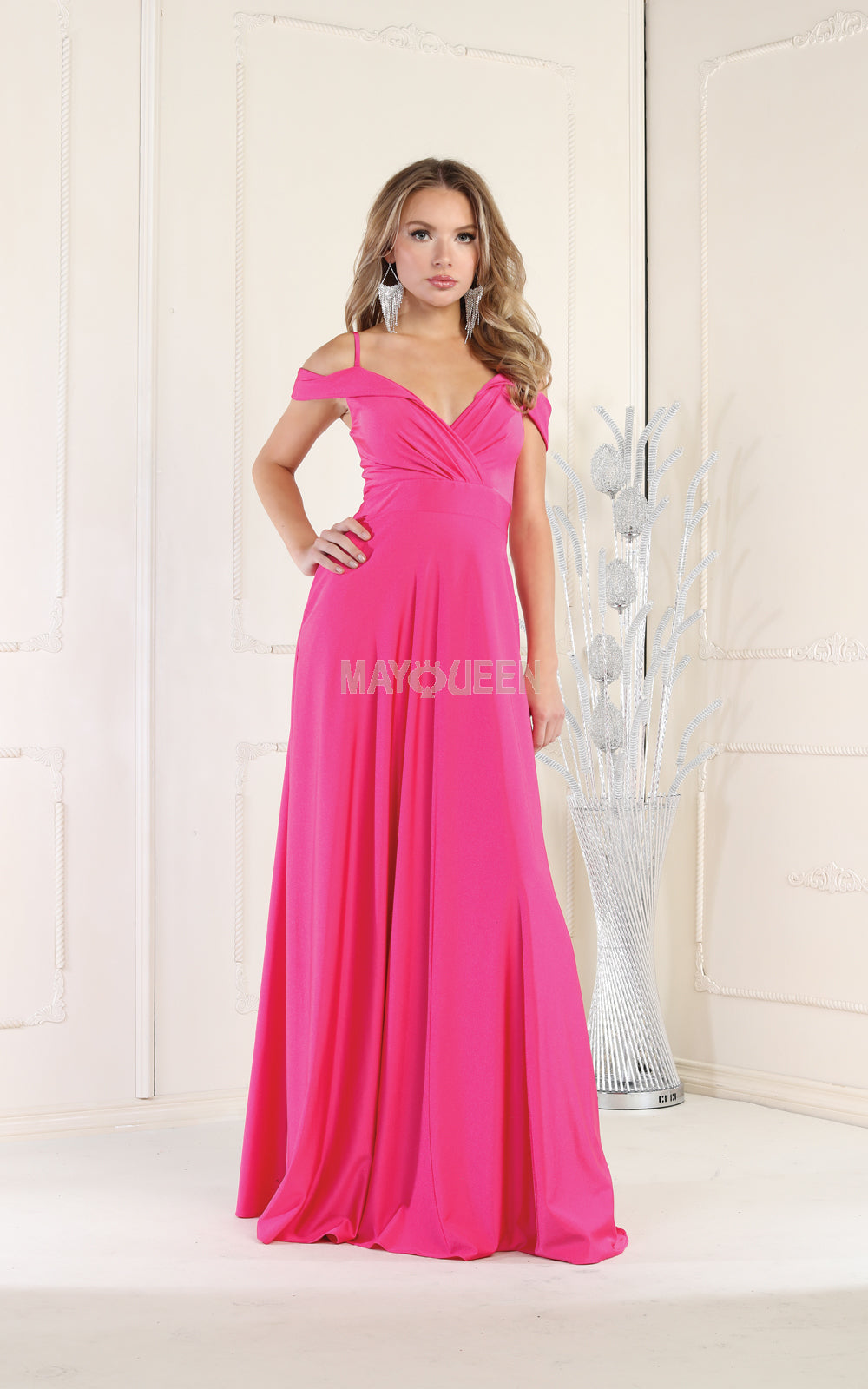 May Queen 1988 Satin Bridesmaids Dress