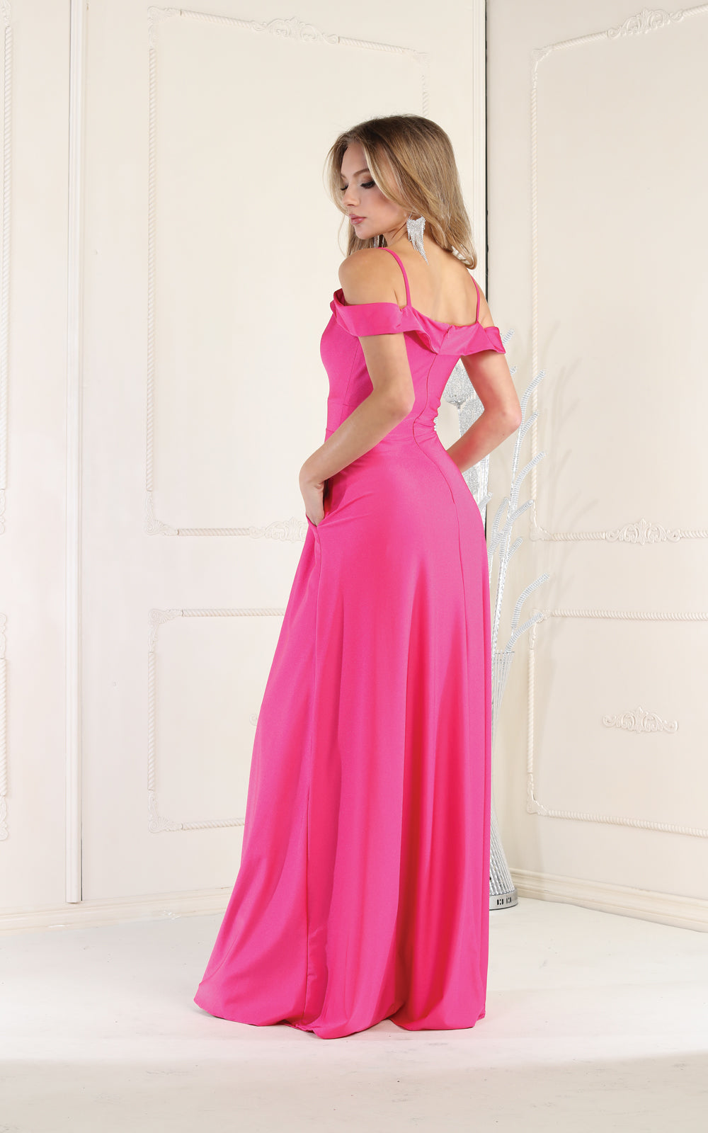 May Queen 1988 Satin Bridesmaids Dress