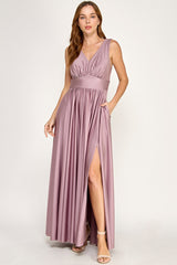 Perrty by Lenovia 3120 Long Empire Waist Formal Bridesmaid Gown