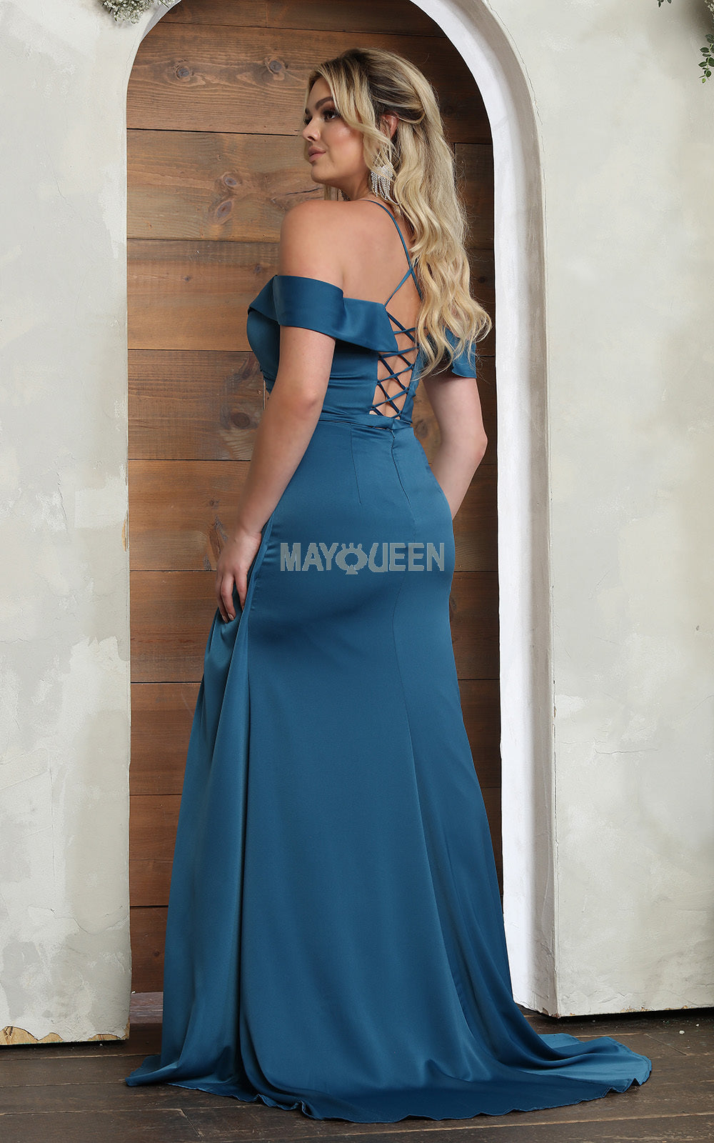 Royal Queen RQ7990 Satin Bridesmaids Gown
