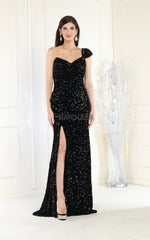 Royal Queen RQ8003 Elegant Sequined Formal Gown