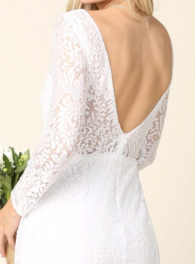 Eva USA 3407 Delicate Lace Bridal Gown